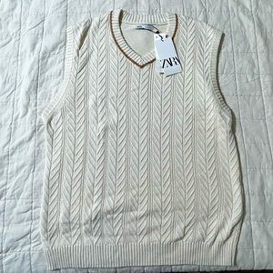 Zara Chunky Knit Vest